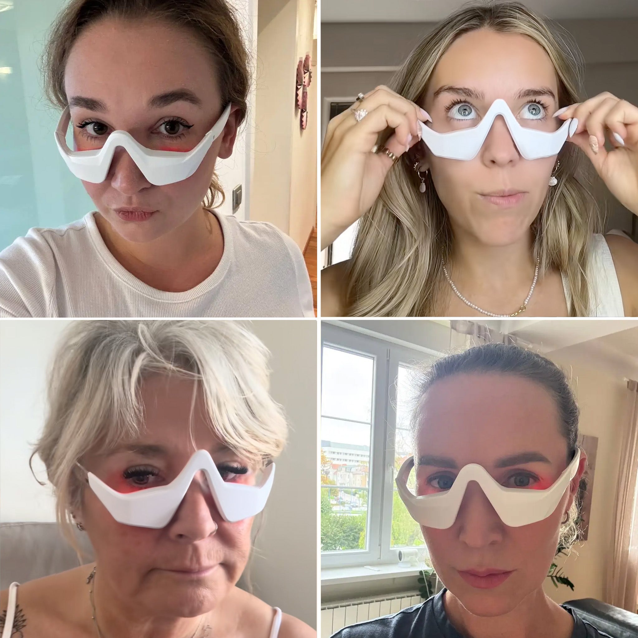 EyeLift™ Red Light + EMS Under-Eye Glasses